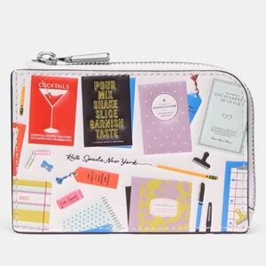 Kate Spade match box Mini Zip Card Case